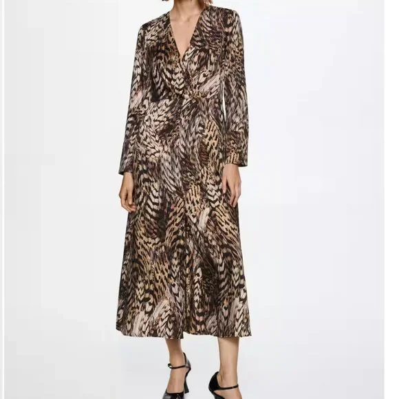 Mango | Dresses | Mango Animalprint Fluid Midi Dress Size 6 | Poshmark Mango | Dresses | Mango Animalprint Fluid Midi Dress Size 6 | Poshmark
